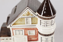 Load image into Gallery viewer, Porcelain Victorian Music House Piggy Bank