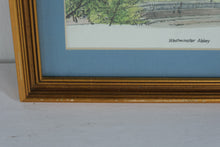 Load image into Gallery viewer, Pair of Framed Bernard Smith London Landmark Prints St Pauls Cathedral Westminster Abbey