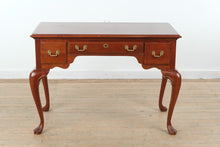 Load image into Gallery viewer, St. Timothy Classics Solid Cherry Queen Anne Writing Desk Console Table