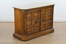 Load image into Gallery viewer, Marble Top Cabinet with Paneled Doors By Stanley Furniture