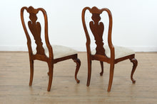 Load image into Gallery viewer, Set of 10 Stanley Solid Cherry Queen Anne Chairs
