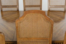 Load image into Gallery viewer, Stanley Furniture Oval Dining Table Set with 8 Cane Back Chairs