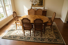 Load image into Gallery viewer, Stanley Furniture Oval Dining Table Set with 8 Cane Back Chairs