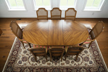 Load image into Gallery viewer, Stanley Furniture Oval Dining Table Set with 8 Cane Back Chairs