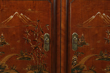 Load image into Gallery viewer, Stanley Furniture Asian Inspired Gentleman’s Chest with Hand Painted Panels