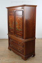Load image into Gallery viewer, Stanley Furniture Asian Inspired Gentleman’s Chest with Hand Painted Panels
