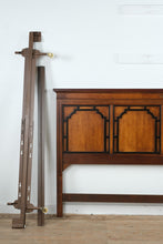 Load image into Gallery viewer, Stanley Furniture King Size Bed with Chinoiserie Style Headboard and Metal Frame