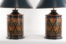 Load image into Gallery viewer, Pair of Starburst Table Lamps by Wildwood