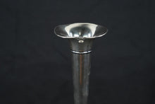 Load image into Gallery viewer, Sterling Silver Trumpet Bud Vase 9 Inch Weighted Reinforced Floral Vase