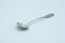 Load image into Gallery viewer, Antique Sterling Silver Gravy Ladle Fiddle Handle Hallmarked Serving Spoon