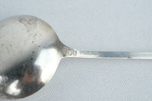 Load image into Gallery viewer, Antique Sterling Silver Gravy Ladle Fiddle Handle Hallmarked Serving Spoon