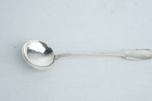 Load image into Gallery viewer, Antique Sterling Silver Gravy Ladle Fiddle Handle Hallmarked Serving Spoon