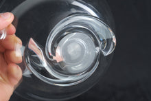 Load image into Gallery viewer, Steuben Art Glass Crystal Spiral Footed Bowl Signed Clear Glass 7 Inch