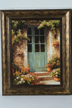 Load image into Gallery viewer, Steven Harvey Framed Wall Art Set Tuscan Door and Cafe Scene 25x31