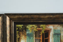 Load image into Gallery viewer, Steven Harvey Framed Wall Art Set Tuscan Door and Cafe Scene 25x31