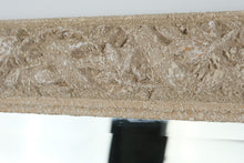 Load image into Gallery viewer, Rustic Faux-Stone Leaf Pattern Wall Mirror – 26.5" x 38.5"