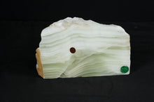 Load image into Gallery viewer, White and Green Calcite Trinket Bowl / Ashtray
