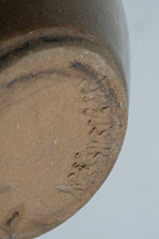 Load image into Gallery viewer, Signed Studio Pottery Stoneware Jug with Tree Motif on Wooden Base