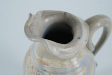 Load image into Gallery viewer, Handmade Studio Pottery Pitcher – Swirled Glaze, Sculpted Spout & Handle – 10" Tall
