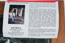 Load image into Gallery viewer, Sue Pirtle 180 Degree Functional Artwork Mirror Wood Marble Frame