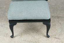 Load image into Gallery viewer, Summer Classics Black Cast Aluminum Outdoor Lounge Chair and Ottoman with Cushions