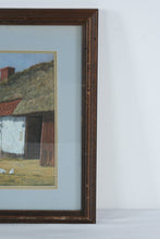 Load image into Gallery viewer, Edmund Sullivan Cottage Vintage Irish Farmhouse Landscape Framed Print