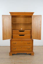 Load image into Gallery viewer, Sumter Furniture Solid Oak Armoire Wardrobe Cabinet