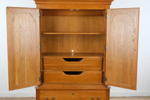 Load image into Gallery viewer, Sumter Furniture Solid Oak Armoire Wardrobe Cabinet