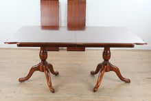 Load image into Gallery viewer, Sumter Cabinet Co Solid Cherry Double Pedestal Dining Table with 6 Chairs and Leaves