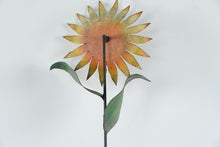 Load image into Gallery viewer, Large Metal Sunflower Garden Stake Rustic Yard Art 44 Inch Flower Decor