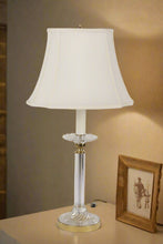 Load image into Gallery viewer, Sunrise Glass Lamp with Brass Base