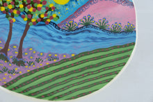 Load image into Gallery viewer, Lucinda Signed Hand Painted Ceramic Landscape Bowl Wall Plate 10 Inch