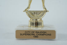 Load image into Gallery viewer, 1993 City Of Raleigh Superbowl Champions Football Trophy