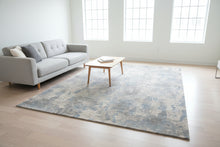 Load image into Gallery viewer, Surya Tuscany Shag Area Rug Blue Cream Abstract 9x12 Modern Plush
