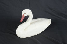 Load image into Gallery viewer, Large White Swan Composite Decorative Sculpture Painted Waterfowl Figure 17 Inch