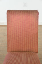 Load image into Gallery viewer, 42" Round Glass Top Dining Set with Swan Base and 4 Parsons Chairs