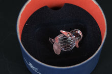 Load image into Gallery viewer, Swarovski Crystal Duck Figurine – Faceted Body with Frosted Beak & Feet, 1.25" Tall with Box