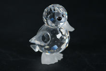 Load image into Gallery viewer, Swarovski Crystal Duck Figurine – Faceted Body with Frosted Beak & Feet, 1.25" Tall with Box