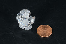 Load image into Gallery viewer, Swarovski Crystal Duck Figurine – Faceted Body with Frosted Beak & Feet, 1.25" Tall with Box
