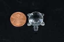 Load image into Gallery viewer, Swarovski Crystal Turtle Figurine – Authentic Miniature with Swan Logo