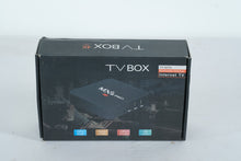 Load image into Gallery viewer, MXQ Pro 4K Android TV Box – New in Box, Unused – Quad-Core 64-Bit CPU, H.265 HEVC, Wi-Fi, HDMI, Remote Included