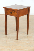 Load image into Gallery viewer, Tall Farmhouse Side Table with Drawer