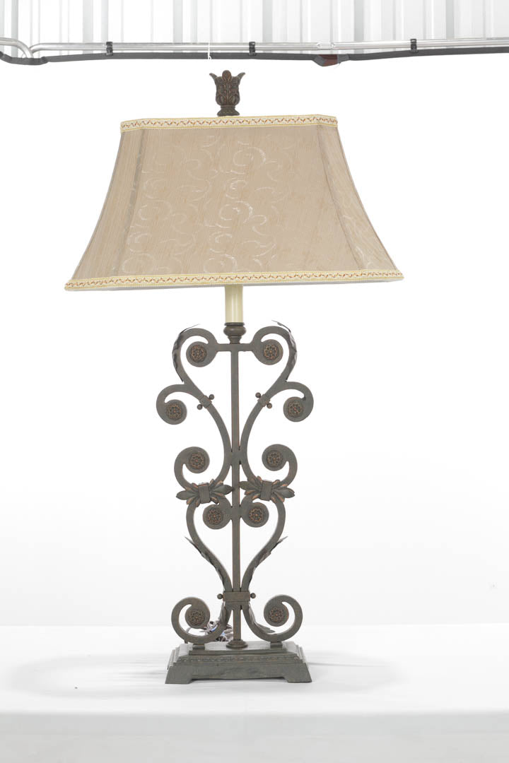 Tall Wrought Iron Lamp by Pacific Coast Lighting