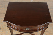 Load image into Gallery viewer, Bombay Furniture Mahogany Demilune Nightstand Side Table