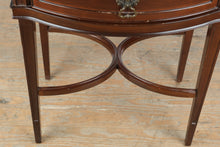 Load image into Gallery viewer, Bombay Furniture Mahogany Demilune Nightstand Side Table