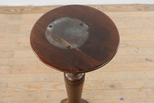 Load image into Gallery viewer, Vintage Mahogany Pedestal Plant Stand Side Table