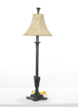 Load image into Gallery viewer, Tall Rubbed Bronze Lamp with Urn Base