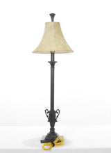 Load image into Gallery viewer, Tall Rubbed Bronze Lamp with Urn Base