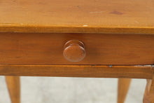 Load image into Gallery viewer, Tall Antique Pine One Drawer Side Table with Turned Legs