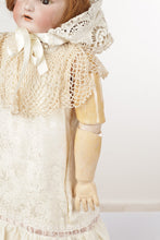 Load image into Gallery viewer, 27" Tall Antique Doll on a Stand